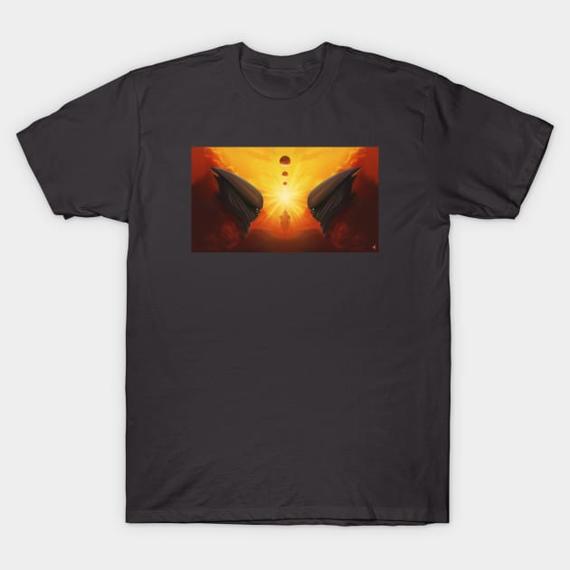 Calling the Sentinels T-Shirt by JoshWhiteArt